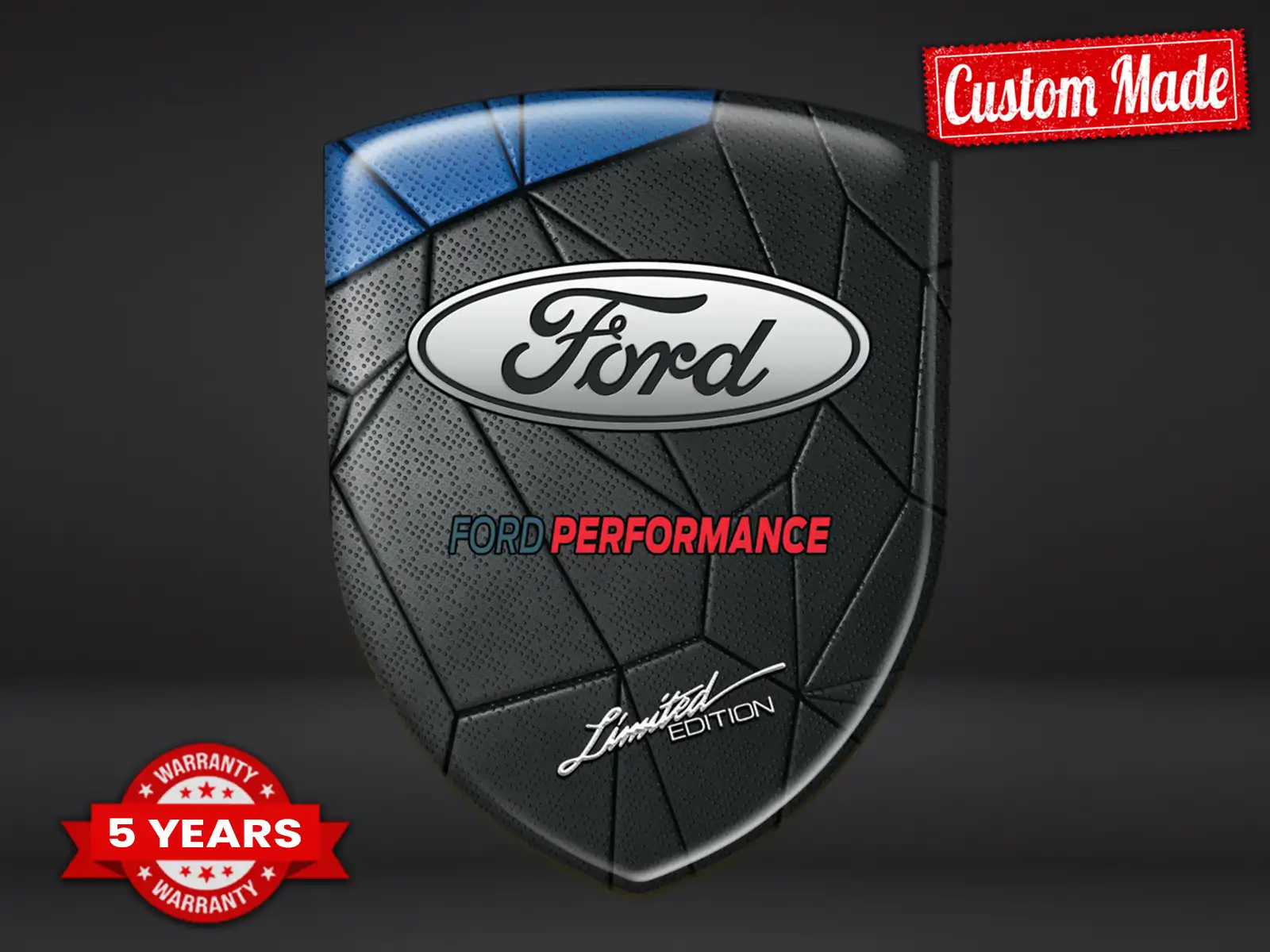 Ford Autocollant Bombé Max Durable Stylé Pro Performance
